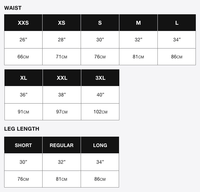 Size Guide